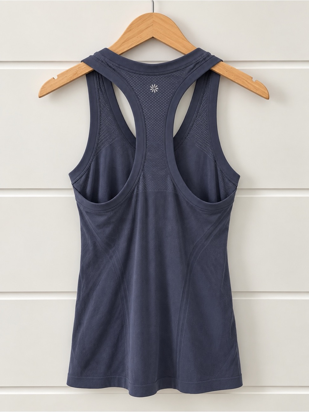 Athleta Slate Blue Racerback Performance Tank